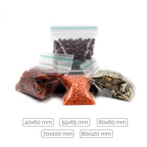 Green Line Ziplock Bags