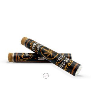 Glass Pre-Rolls with stickers