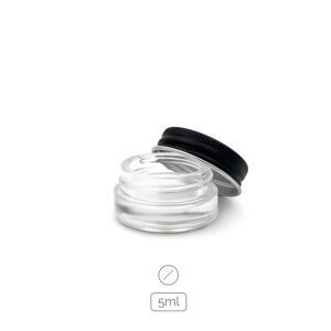 Vidrio 5ml Redondo tapa metal